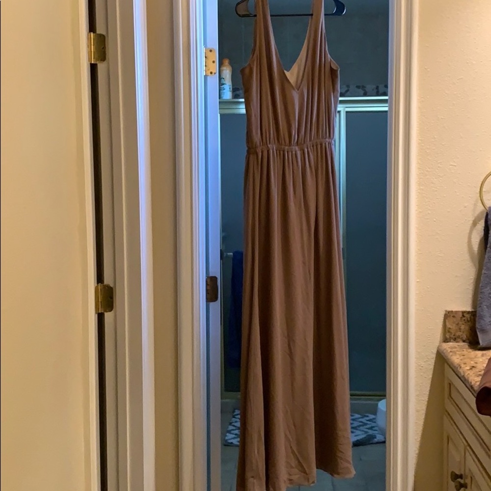 Show Me Your MuMu dune chiffon bridesmaid dress